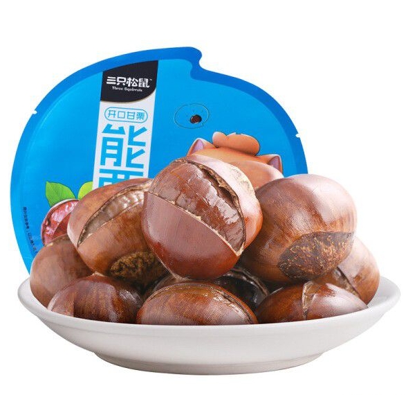 三只松鼠坚果炒货零食特产即食板栗开口甘栗